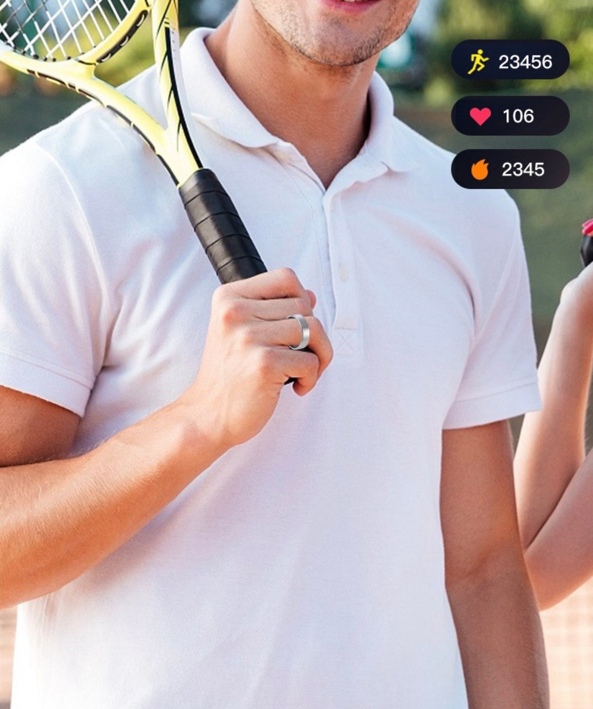Health monitoring new sports smart ring (waterproof)