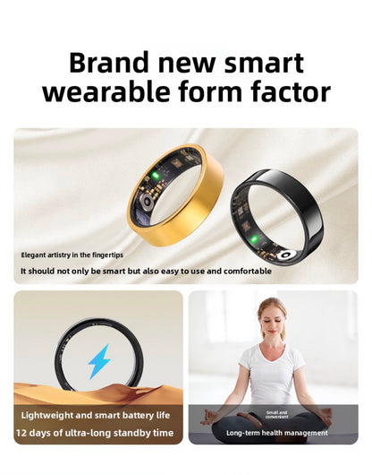 Health monitoring new sports smart ring (waterproof)
